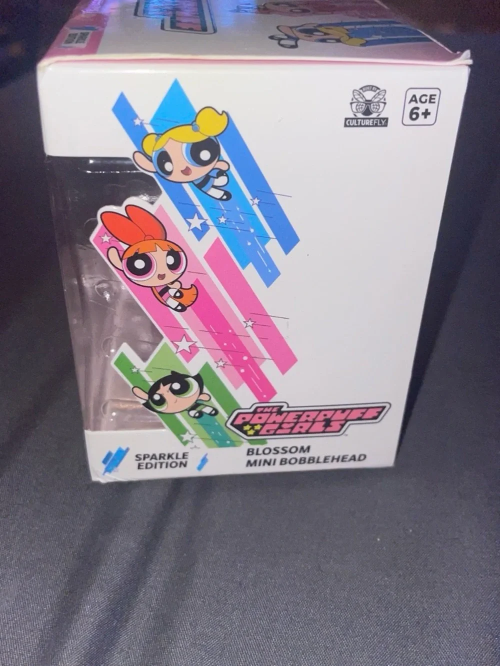 Cartoon Network Powerpuff Girls Blossom Sparkle Mini Bobblehead - Pink